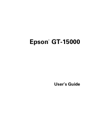 Epson 15000 User Manual