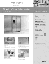 Frigidaire FGHS2342LF Product Specifications Sheet (English)