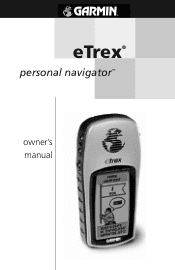 Garmin eTrex Owner's Manual
