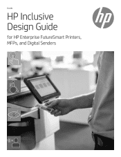 HP Color LaserJet Enterprise flow MFP M880 Inclusive Design Guide