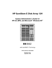 HP Surestore Disk Array 12h System Administrator's Guide for HP-UX, MPE, and Windows NT