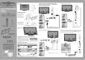 Insignia NS-42E480A13 Quick Setup Guide (French)