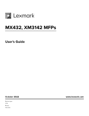 Lexmark MX432 Users Guide