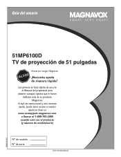 Magnavox 51MP6100D User manual,  Spanish (Argentina)