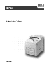 Oki B6500dtn Guide:  Network User's, B6500 (English Network User's Guide)