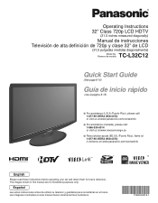 Panasonic TCL32C12 32' Lcd Tv
