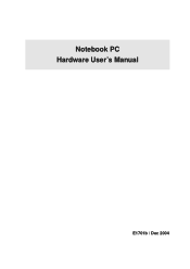 Asus A4G A4L/G English Hardware User''s Manual(E1701)