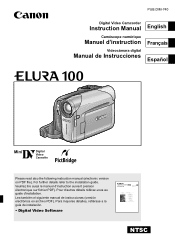 Canon ELURA 100 ELURA100 Instruction Manual
