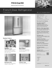 Frigidaire FPHN2899LF Product Specifications Sheet (English)