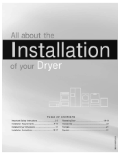 Frigidaire FRQG7000LW Installation Instructions (All Languages)