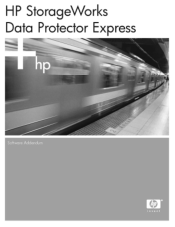 HP BB118BV HP StorageWorks Data Protector Express 3.5 SP2, Software Addendum (BB116-90018, October 2007)