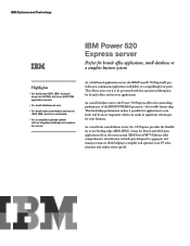 IBM 8203-E4A Brochure