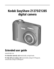 Kodak EasyShare Z1275 User Manual