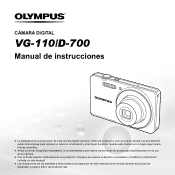 Olympus VG-110 VG-110 Manual de Instrucciones (Espa?ol)