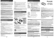 Panasonic RF-TJ10 RF-TJ10 Owner's Manual (English)