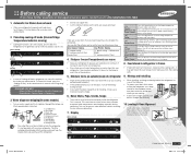 Samsung RF221NCTASP Quick Guide Easy Manual Ver.0.0 (English, French, Spanish)