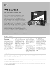 Western Digital Blue SSD Drive Specification Sheet