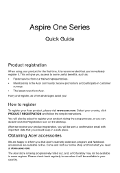 Acer Aspire One AO752 Quick Guide