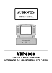 Audiovox VBP4000 Owners Manual