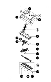 Dyson DC07 Full Gear Parts List