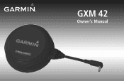 Garmin GXM 42 GXM 42 Owner's Manual