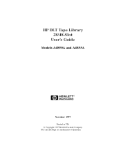 HP Surestore Tape Library Model 4/48 HP DLT Tape Library 28/48-Slot - User's Guide