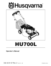 Husqvarna HU700L Owners Manual