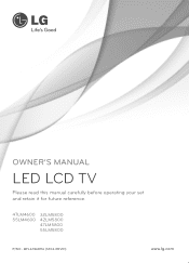 LG 47LM5800 Owners Manual