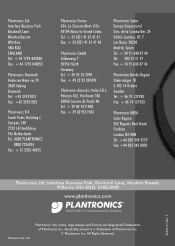 Plantronics Encore User Guide