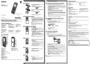 Sony ICD-PX333 Quick Start Guide
