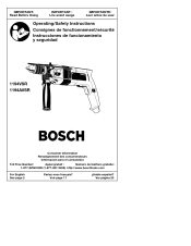 Bosch 1194AVSR Operating Instructions