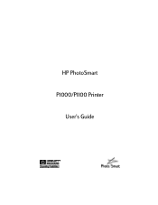 HP Photosmart 1000 HP PhotoSmart P1000/P1100 Printer User's Guide
