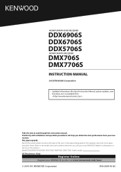 Kenwood DDX5706S Operation Manual