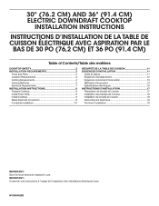KitchenAid KCED606GBL Installation Instructions