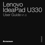 Lenovo 59-015270 U330 User Guide V1.0