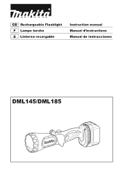 Makita XT505 DML185 Instruction Manual