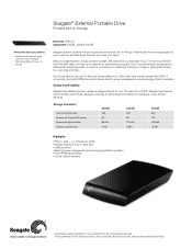 Seagate Portable External Drive Product Information