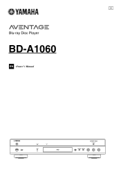 Yamaha BD-A1060 Owners Manual