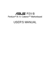 Asus P2V-B P2V-B User Manual