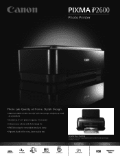 Canon PIXMA iP2600 Printer Brochure