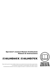 Husqvarna 536LiHD60X Owners Manual