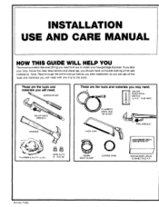 Maytag L20-C Use and Care Guide