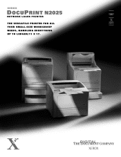 Xerox N2025 Product Brochures
