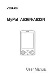 Asus MyPal A636N ASUS MyPal A632N/A636N User''s Manual for English Edition