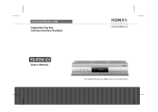 Humax F3-FOXCI User Manual