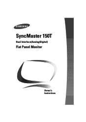 Samsung 150T User Manual (user Manual) (ver.1.0) (English)