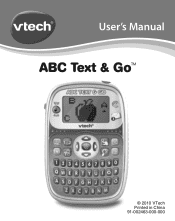 Vtech ABC Text & Go User Manual