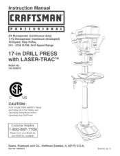 Craftsman 22901 Instruction Manual