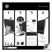 HP TouchSmart 600-1005xt Setup Poster (Page 1)