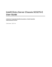 Intel SC5275-E User Guide